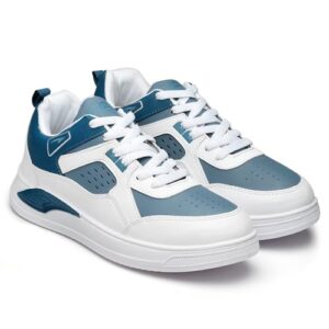 ASIAN Men’s White Casual Sneaker Shoes with Synthetic Upper Lightweight Comfortable Mid Top Sneaker Shoes for Men’s & Boy’s Moscow-11โฆ ASIAN Men’s White Casual Sneaker Shoes with Synthetic Upper Lightweight Comfortable Mid Top Sneaker Shoes for Men’s & Boy’s Moscow-11โฆ