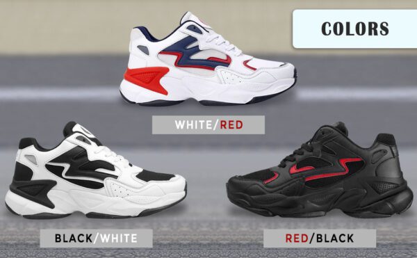 Men Fashion Sneakers/Running Shoes with Chunky Rubber Outsole for Running, Walking, Training, Gyming, Streets, Parties & Fun
