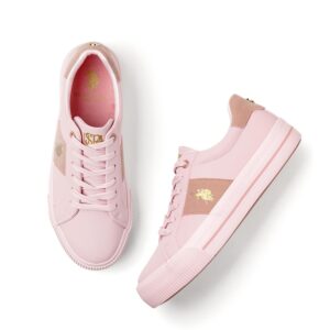 U.S. POLO ASSN. Ronnie Women LT. Pink Sneakers -(UK4)(US5)(1FD23467P01) U.S. POLO ASSN. Ronnie Women LT. Pink Sneakers -(UK4)(US5)(1FD23467P01)