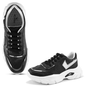 XE Looks Women’s Soft & Attractive & Stylish Lace up Sneakers Trendy Shoes | Walking All Day Casual Wear XE Looks Women’s Soft & Attractive & Stylish Lace up Sneakers Trendy Shoes | Walking All Day Casual Wear