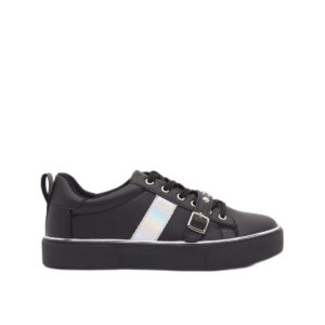 shoexpress Women’s Embellished Lace-Up Sneakers with Buckle Detail Black 6.5 UK (XQ-B2) shoexpress Women’s Embellished Lace-Up Sneakers with Buckle Detail Black 6.5 UK (XQ-B2)