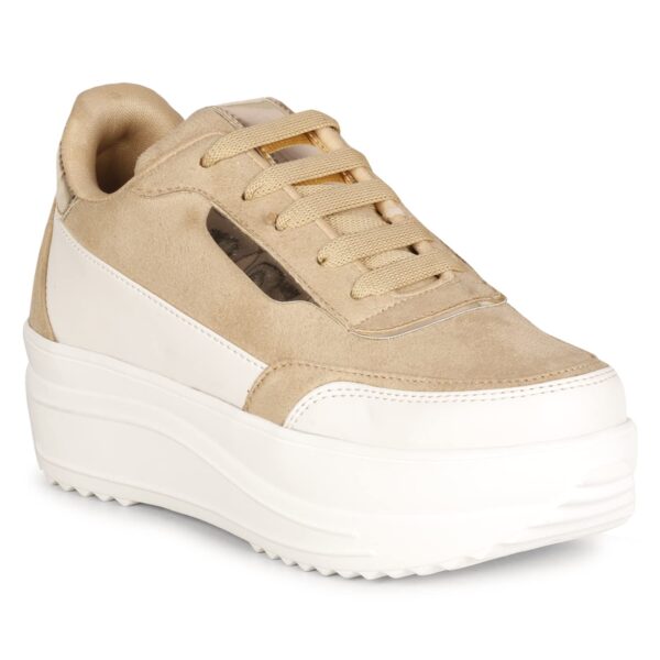 Denill Women Stylish Casual Lace Up Sneaker Shoes