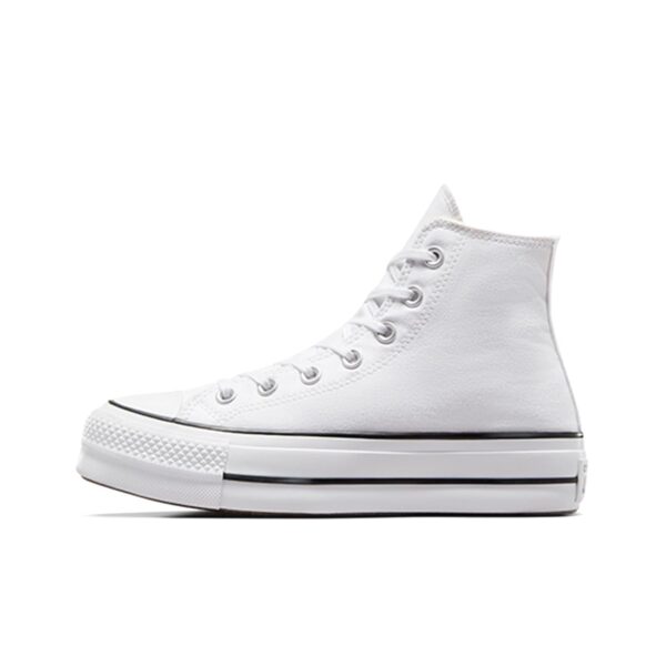 Converse Chuck Taylor All Star Platform White Canvas Sneakers