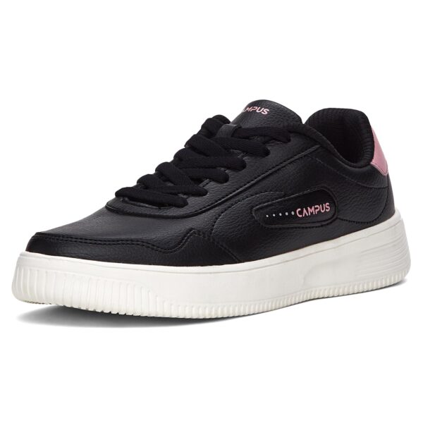 Campus Casual Women’s Sneakers | Women’s OGL-09 Stylish Sneakers for Women with Memory Foam Insole, PU Water-Resistant Upper, Pillo Foam Outsole and Lace-Up Closure