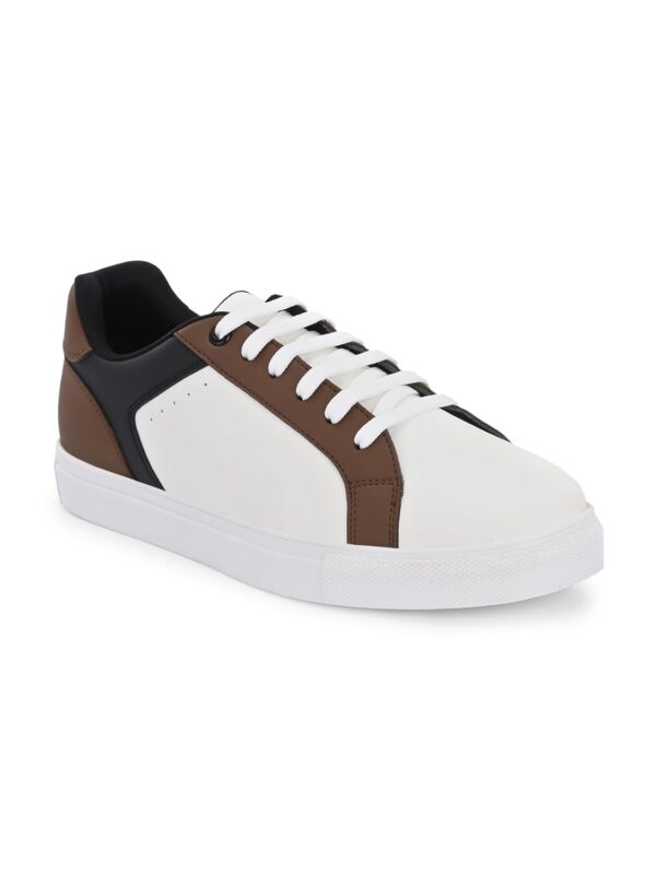 Centrino womens 7606 Casual Shoes | Colorblock Sneakers with Ultra Soft Cushion Lace-Up Shoes All-Day Comfort | Trendy & Lightweight Design | Low Top Flat Sole