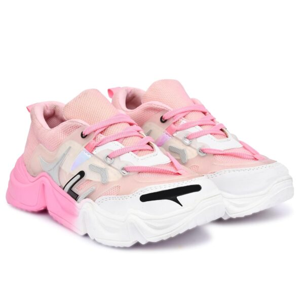 DDLB CRETUS Mesh Lace-Ups Perfect for Running and The Gym Sneakers for Women