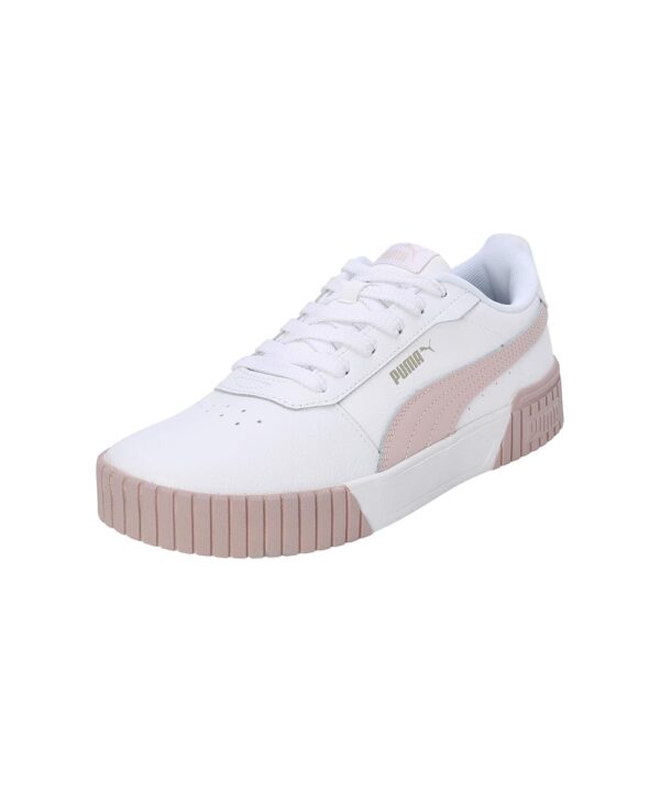 Puma Womens Carina 2.0 White-Rose Quartz-Gold Sneaker – 6 UK (40134503)
