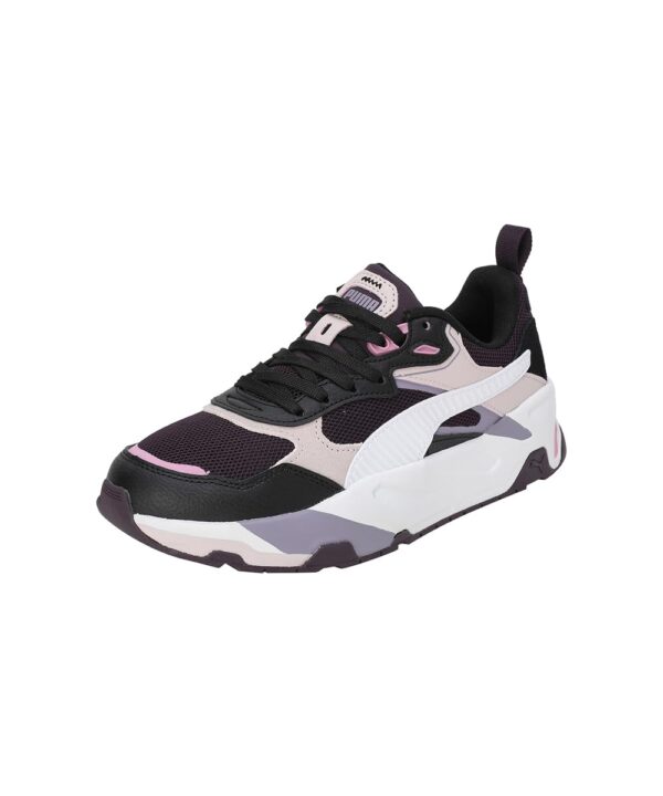 Puma Womens Trinity Midnight Plum-White-Black-Mauve Mist Sneaker – 5 UK (39549039)