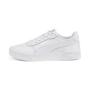 Puma Womens Carina 2.0 White-White-Silver Sneaker – 5 UK (38584902) Puma Womens Carina 2.0 White-White-Silver Sneaker – 5 UK (38584902)