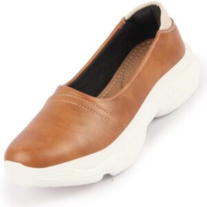FAUSTO Women’s Outdoor Fashion Stitched Slip On Shoes FAUSTO Women’s Outdoor Fashion Stitched Slip On Shoes