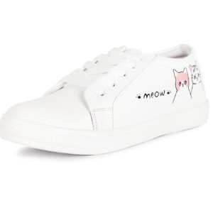 Vendoz Women and Girls Latest Collection Stylish White Casual Shoes Sneakers Vendoz Women and Girls Latest Collection Stylish White Casual Shoes Sneakers
