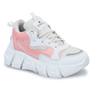 ROWLANS Women’s Mesh Lace-up Latest Trendy Fashion Sneakers ROWLANS Women’s Mesh Lace-up Latest Trendy Fashion Sneakers