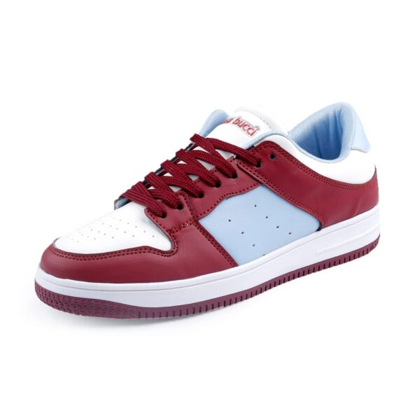 Bacca Bucci Nora Low-top Flat Sole Sneakers for Women | Colorblock Shoes with Rubber Outsole