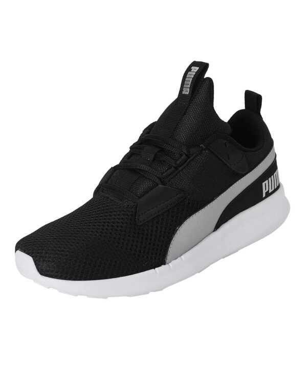 Puma Womens Player WNS Black-Silver Sneaker – 8 UK (38752401)