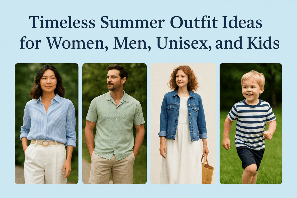 summer outfit ideas for unisex